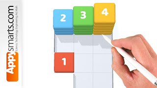 Stack Blocks 3D Oddly Satisfying Puzzle Game by Popcore walkthrough levels 1  110 with Apple Pencil [upl. by Baum]