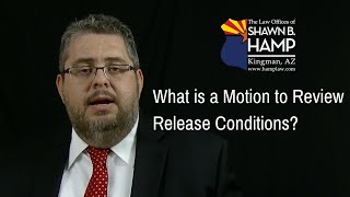 What is a Motion to Review Release Conditions [upl. by Leruj314]