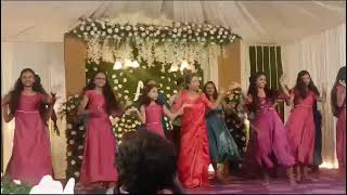 ADIPOLI DANCE BY KERALA BRIDEKERALA WEDDING [upl. by Peer]