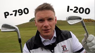 PING I200 IRON VS TAYLORMADE P790 IRON In Studio And On Course Test [upl. by Ahsinat]