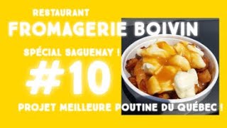 Poutine  10  Spécial Saguenay on goute à la poutine de la fromagerie Boivin [upl. by Albertson]