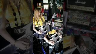 Real banging METAL riff   Christina plays her BC Rich Beast V one of a kind 🔥 [upl. by Macdonell]