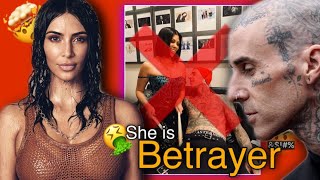 she is betrayer ❌🔞 travis barker can not stand kim kardashian😬 [upl. by Kassandra]