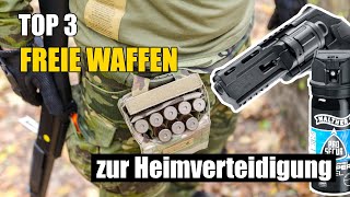 TOP 3 freie Waffen legale Waffen zur Heimverteidigung [upl. by Yevre118]