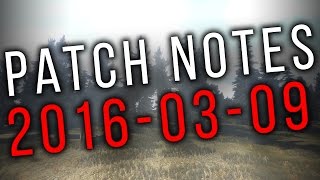 Infestation New Z  Patch Notes  20160309 [upl. by Arlena]