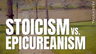 John Sellars  Stoicism vs Epicureanism [upl. by Ardnasac]