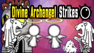 Divine Archangel Strikes Level 20  The Battle Cats [upl. by Ardyth]