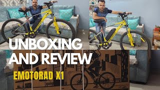 Emotorad X1 cycle unboxing and review Psfilms  2023  XFactor  ELECTRIC cycle [upl. by Labana]