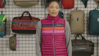 Cotopaxi  Womens Fuego Down Vest  Spring 22 [upl. by Ylrebmek]