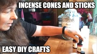 How To Make Incense Cones And Sticks  Easy DIY Crafts [upl. by Margherita]