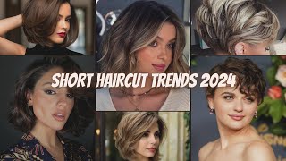 2024 Short Hair Trends  Different Hairstyles for Short Hair  Hair Trends 2024  2024 Haircut [upl. by Norac]