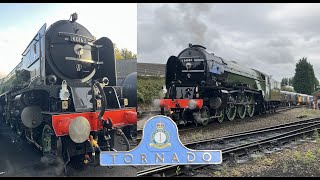 60163 Tornados First Movements on the GCR 2024 [upl. by Groeg]