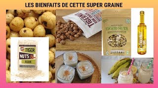 LES BIENFAITS DE CETTE SUPER GRAINE  TIGER NUT OU NOIX TIGRÉE [upl. by Nwahsauq]