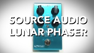 Source Audio Lunar Phaser Vibe Demo [upl. by Aliel]