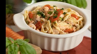 Lachs mit Pasta [upl. by Vano789]