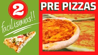 Cómo hacer PREPIZZAS RÁPIDO Y FÁCIL 👌RECETA MUY ECONÓMICA [upl. by Sjoberg]