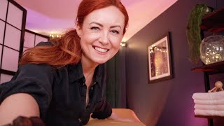 ASMR Full Body Heated Massage 🌟 Oils Skin Brushing Crinkles Fabric Smoothing [upl. by Aleafar]