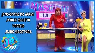 ¡Dos gotas de agua Janick Maceta cara a cara con Janis Macetona en Mascaly [upl. by Elicia]