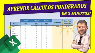 💪Cómo PONDERAR porcentajes en EXCEL 🔴Casos Prácticos  Curso de Excel para Principiantes [upl. by Heather]