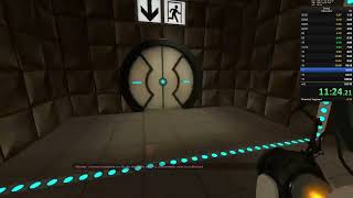 Portal Speedrun Inbounds PC 184653 [upl. by Amaerd]