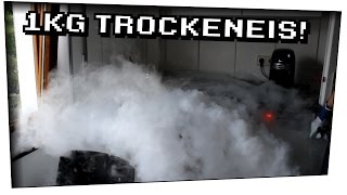 1 Kg Trockeneis in Spülbecken Getränkekühlung mit Trockeneis  Techtastisch 16 [upl. by Lynna]