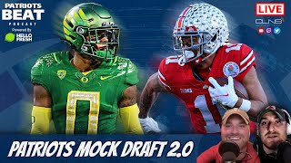 LIVE Patriots Beat Patriots Mock Draft 20 [upl. by Gwendolen58]