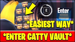 HOW TO ENTER CATTY CORNER VAULT LOCATION EASIEST WAY Fortnite Season 3 Week 1 Challenges [upl. by Allyn]