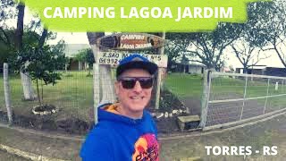 CAMPING LAGOA JARDIM  beira mar da praia de ItapevaTorresRS viajar camping ferias motorhome [upl. by Ojiram]