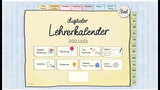 Digitaler Lehrerkalender  eine kurzer Einblick in die papierlose Unterrichtsorganisation [upl. by Nolrev]