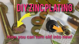 DIY Zinc plating  how to guide ClassicPlatingcouk  ePlating kit [upl. by Yhtak]