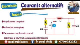 Les circuits électriques en régime sinusoïdal exercice 6 [upl. by Gaut]