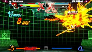 UMvC3 coL Filipino Champ vs 1ATK LXG Infrit  FT 10 Exhibition  Curleh Mustache West vol 2 [upl. by Ruhtra214]