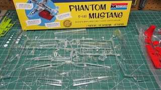 Monogram 132 Phantom Mustang Model Kit 850067 Open Box Review [upl. by Daffi]