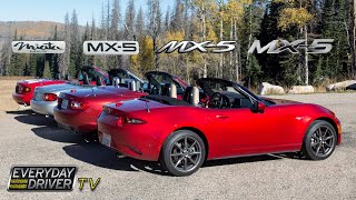 MX5 Miatas Compared  Which is best  TV Season 1 Ep 2  Everyday Driver [upl. by Melita]