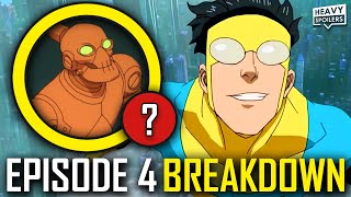 INVINCIBLE Episodes 4 Breakdown amp Ending Explained Review  Easter Eggs amp Comic Book Differences [upl. by Wilber]