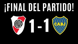 🔴 RIVER Y BOCA IGUALARON 1 A 1 EN EL MONUMENTAL [upl. by Henigman]