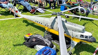 WORLD´S LARGEST RC SCALE MODEL HELICOPTER EVENT IN BELGIUM IN MAY 2023  LARGE WALK AROUND [upl. by Virgilio402]