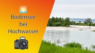 Fotografie am Bodensee bei Hochwasser  Dieses Mal mit Sonnenuntergang [upl. by Stark]