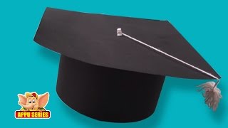 Learn to make a Graduation Cap  Arts amp Crafts [upl. by Gertruda697]