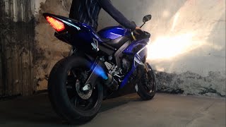 YAMAHA R6 2009 exhaust sound Graves [upl. by Lennard]