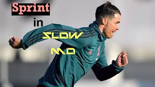 Ronaldos Sprint in SLOW Motion Fast Running [upl. by Joane822]