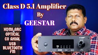 GEESTAR Budget 51 class D DOLBY DTS Amplifier projectwonders [upl. by Einad]