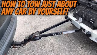 How to Use a Tow Bar on Any Vehicle and Why It Works  Why Towing a Vehicle Will Not Crash and burn [upl. by Sailesh]