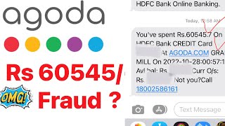 Agoda hotel booking fraud [upl. by Crooks]