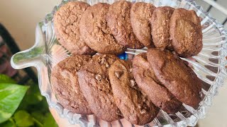 Chocolate cookies  cookies using brown sugar  reaction Tamil [upl. by Atsirhc470]