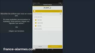 Comment gérer des scénarios sur l’appli eONE DIAGRAL   francealarmescom [upl. by Larimore978]