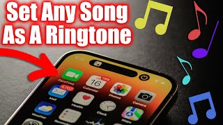 How to Set Any Song as iPhone Ringtone Free and No Computer [upl. by Yanahs]