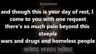 Bo Burnham  Rant With Lyrics [upl. by Godderd]