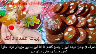 Kadak Sohan Halwa Quick and Easy Recipe Sohan Halwa SairaBano45 [upl. by Nylaret]