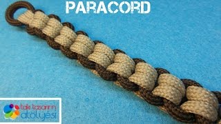 Paracord Bileklik Yapımı Fayton   Takı Tasarım Atölyesi [upl. by Moyer]